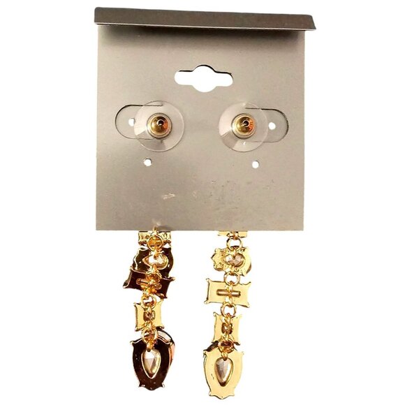 Cära‎ New York Crystal Drop Earrings - Picture 2 of 2